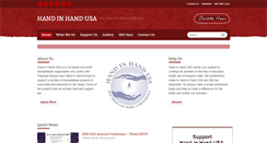 Desktop Screenshot of handinhandusa.org